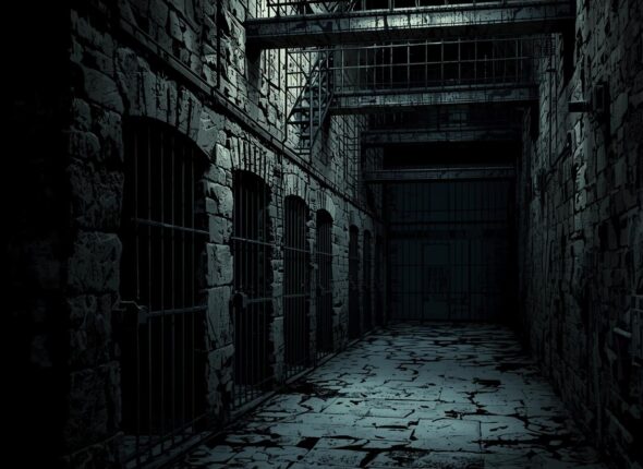 A prison cell